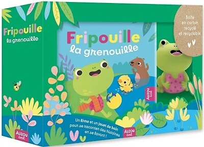 Mon premier livre de bain fripouille la grenouille (valisette carton)
