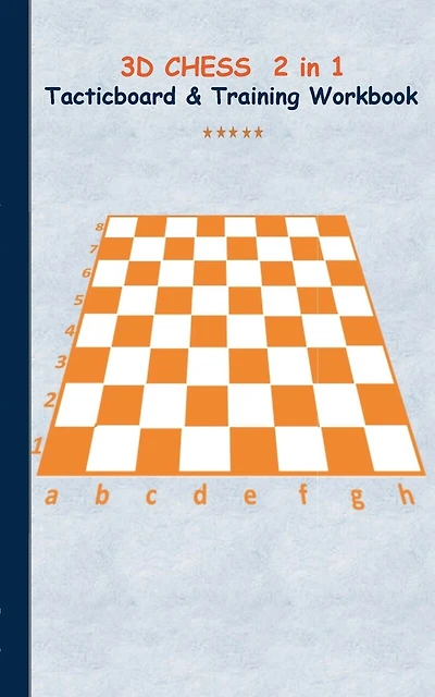 3D Chess 2 in 1 Tacticboard and Training Book