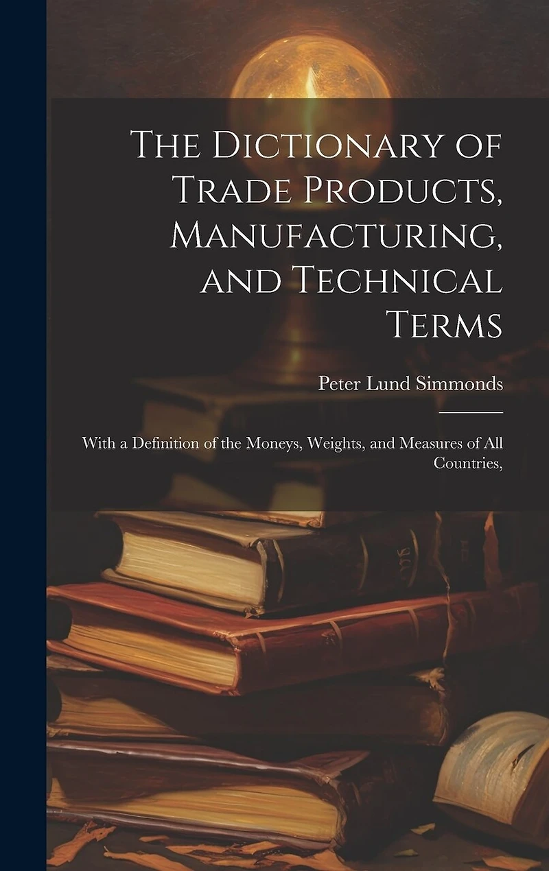 The Dictionary of Trade Products, Manufacturing, and Technical Terms: With a Definition of the Moneys, Weights, and Measures of All Countries,
