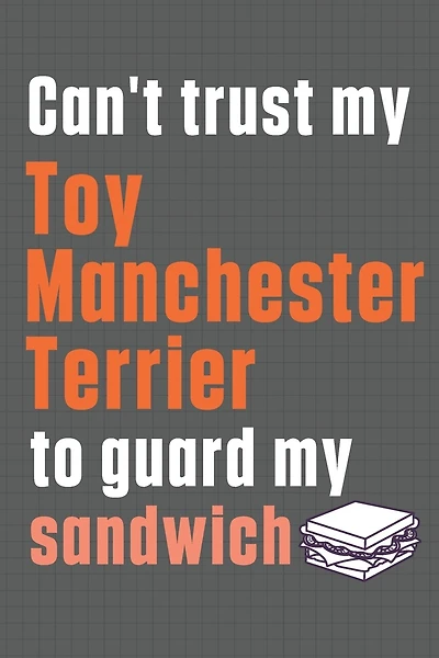 Can't trust my Toy Manchester Terrier to guard my sandwich: For Toy Manchester Terrier Dog Breed Fans