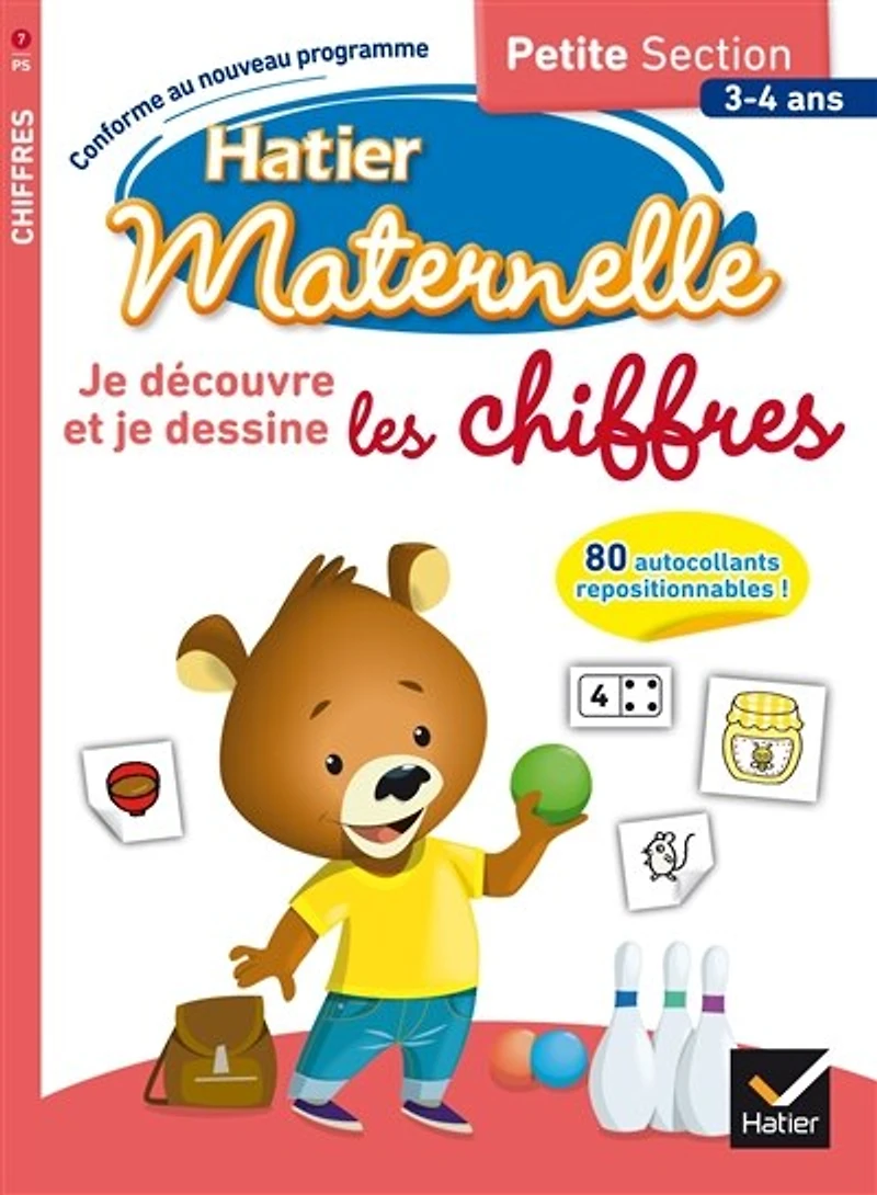 je découvre et dessine les chiffres: petite section 3-4 ans