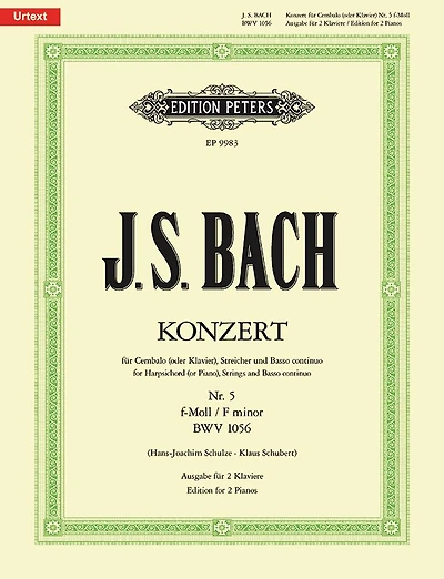 Concerto for Harpsichord (Piano), Strings and Basso Continuo No. 5 in F minor