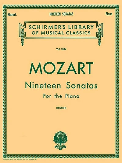 19 Sonatas - Complete: English/Spanish Schirmer Library of Classics Volume 1304 Piano Solo