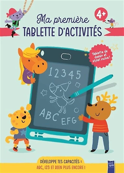 Ma première tablette d'activités, 4+ : développe tes capacités abc, 123 et bien plus encore !: