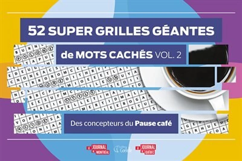 52 super grilles géantes de mots cachés, vol. 2