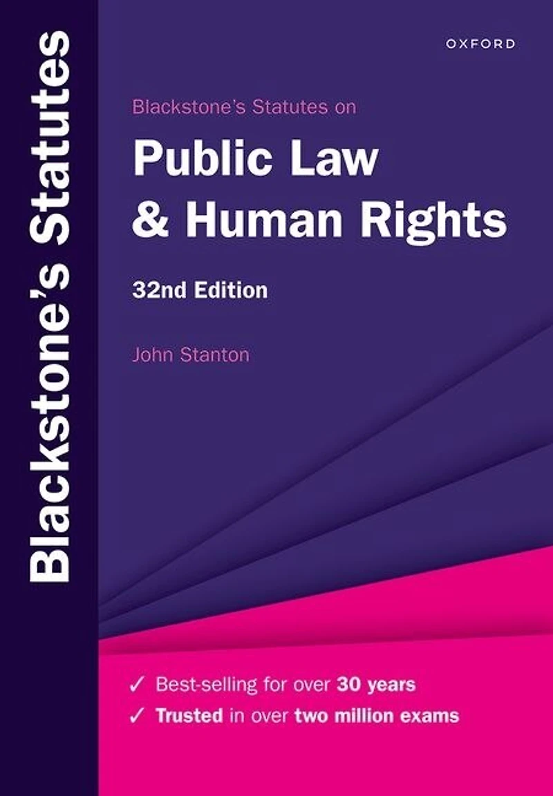Blackstone's Statutes On Public Law And Human Rights