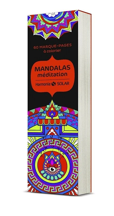 Mandalas méditation: 60 marque-pages à colorier