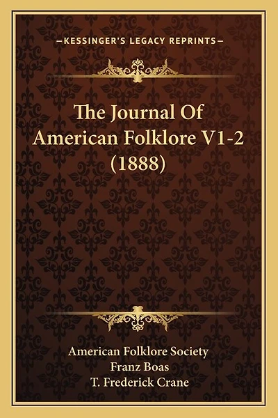 The Journal Of American Folklore V1-2 (1888)