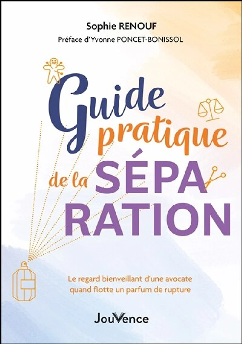 Guide pratique de la séparation: le regard bienveillant d'une avocate quand flotte un parfum rupture