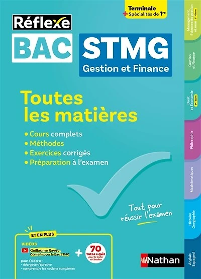 Bac STMG gestion et finance, terminale + spécialités de 1re: toutes les matières