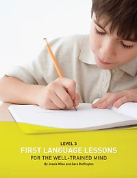 First Language Lessons Well Trained Mind Level 3 Student Workbk