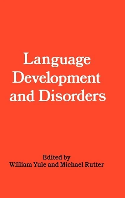 Language Development And Disorders
