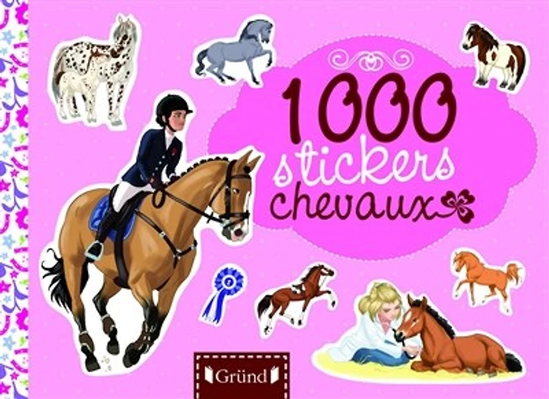 1000 stickers chevaux