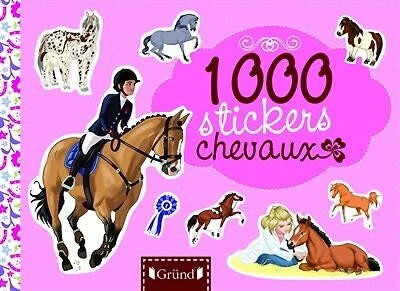 1000 stickers chevaux