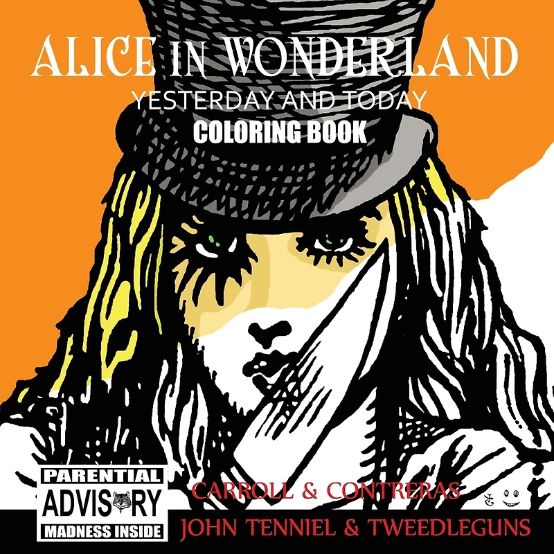 Alice in Wonderland Yesterday and Today Coloring Book