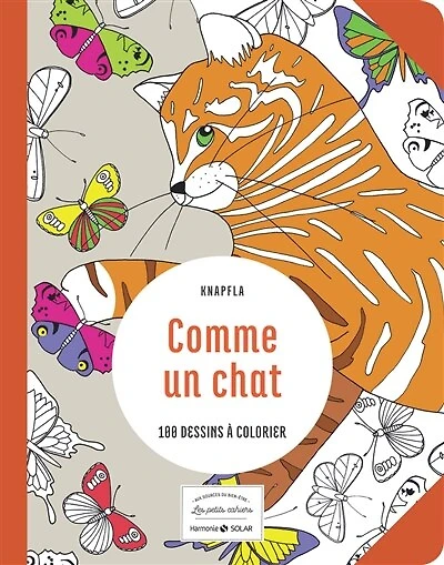 Comme un chat Les petits cahier 100 dessins à colorier