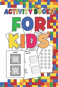 Activity Books for kids: BIG ACTIVITY BOOK with Solutions for kids, Tracing Game, Find the single one, Four in a row, Tic Tac Toe, Hangman, Dots and Boxes, Labyrinth, Find the same sized, Battleship