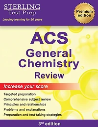 ACS General Chemistry: Comprehensive Review, ACS Examination in General Chemistry Prep Book
