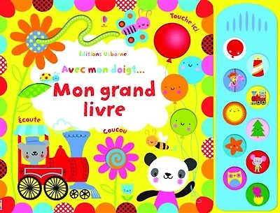 Avec mon doigt...: mon grand livre