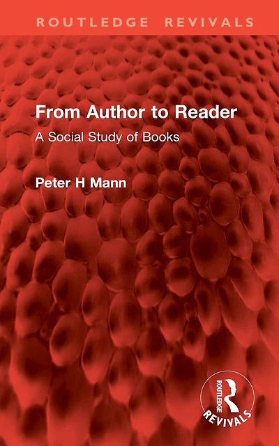 From Author to Reader: A Social Study of Books