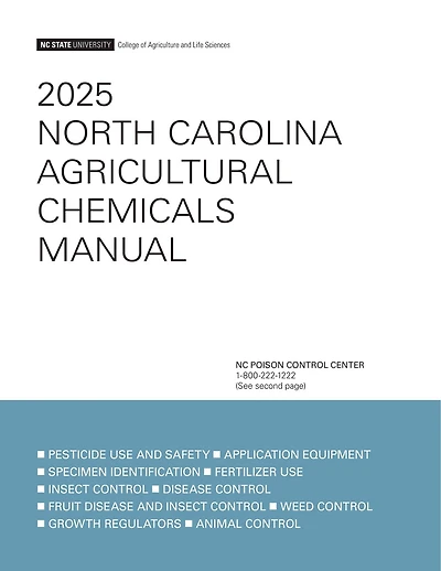 North Carolina Agricultural Chemicals Manual