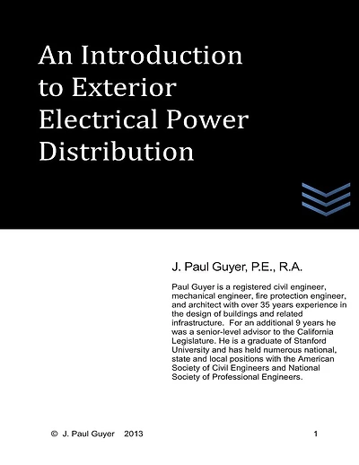 An Introduction to Exterior Electrical Power Distribution