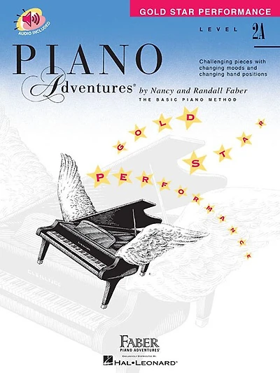 Level 2a - Gold Star Performance With Online Audio: Piano Adventures