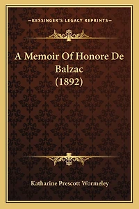 A Memoir Of Honore De Balzac (1892)