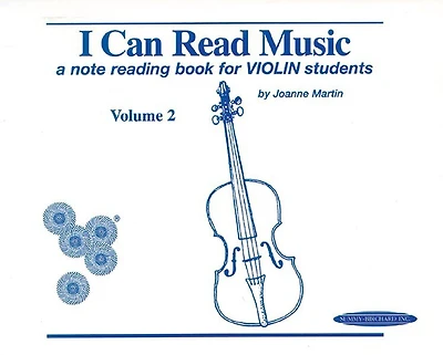 I Can Read Music, Vol 2: A Note Reading Book For Violin Students