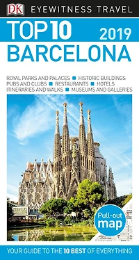 DK Top 10 Barcelona: lists for your perfect trip, plus an all-weather folded map