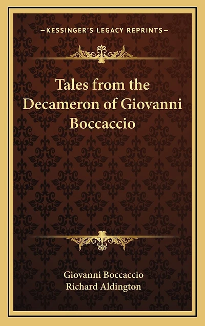 Tales from the Decameron of Giovanni Boccaccio