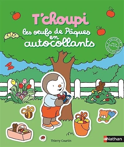 T'choupi: les oeufs de Pâques en autocollants