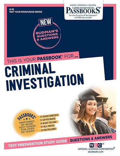 Criminal Investigation (Q-35): Passbooks Study Guide
