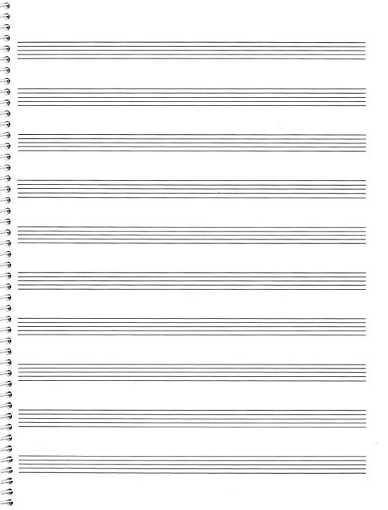 74. Spiral Book: 10-Stave: Passantino Manuscript Paper