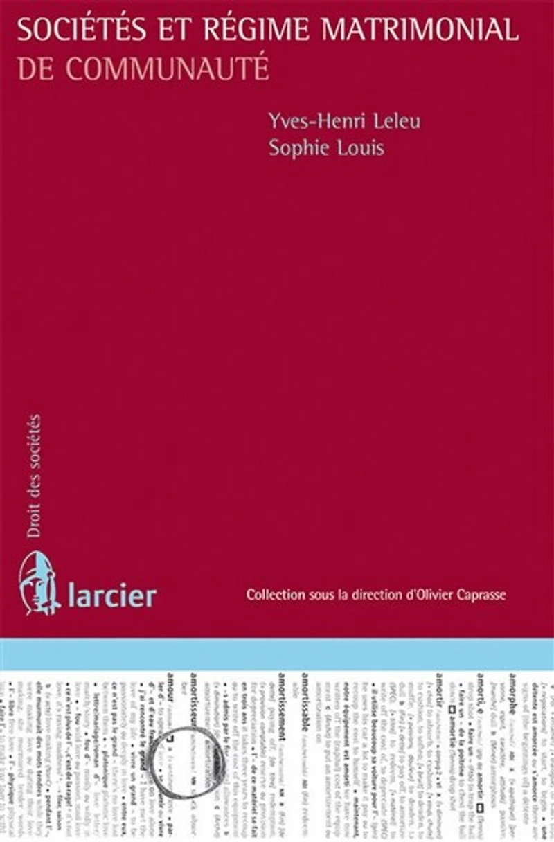 Sociétés et régime matrimonial de communauté
