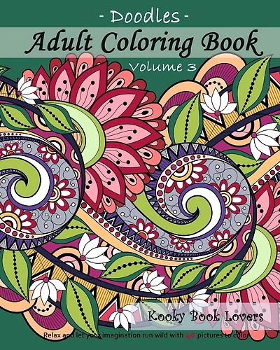 Adult Coloring Book - Doodles, Volume 3