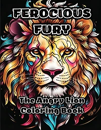 Ferocious Fury: The Angry Lion Coloring Book