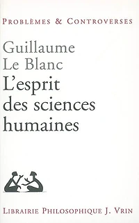 L' esprit des sciences humaines