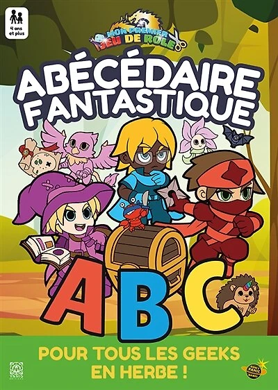 Abécédaire fantastique, une aventure à colorier: Mon premier jeu de rôle, une aventure à colorier