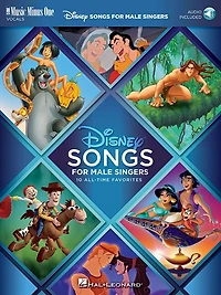 Disney Songs For Male Singers: 10 All-time Favorites With Fully-orchestrated Backing Tracks Music Minus One Vocals