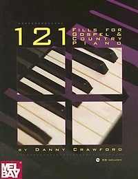 121 Fills For Gospel And Country Piano Book/cd Set