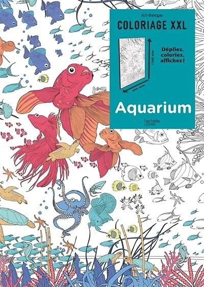 Aquarium : coloriage XXL: coloriage XXL