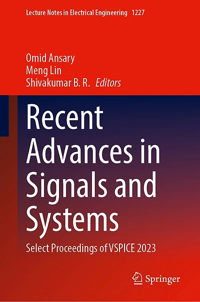 Recent Advances Signals and Systems: Select Proceedings of VSPICE 2023