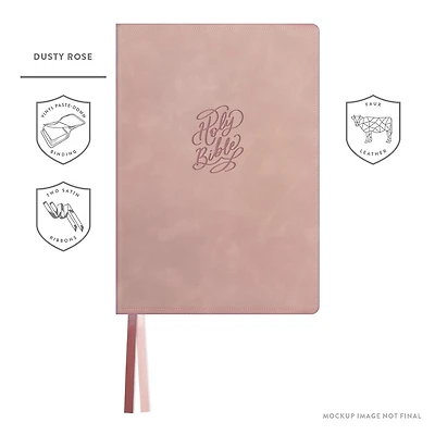 LSB Portable Paragraph Reference, Dusty Rose Paste-Down Faux Leather, Indexed, Red Letter (LSB)