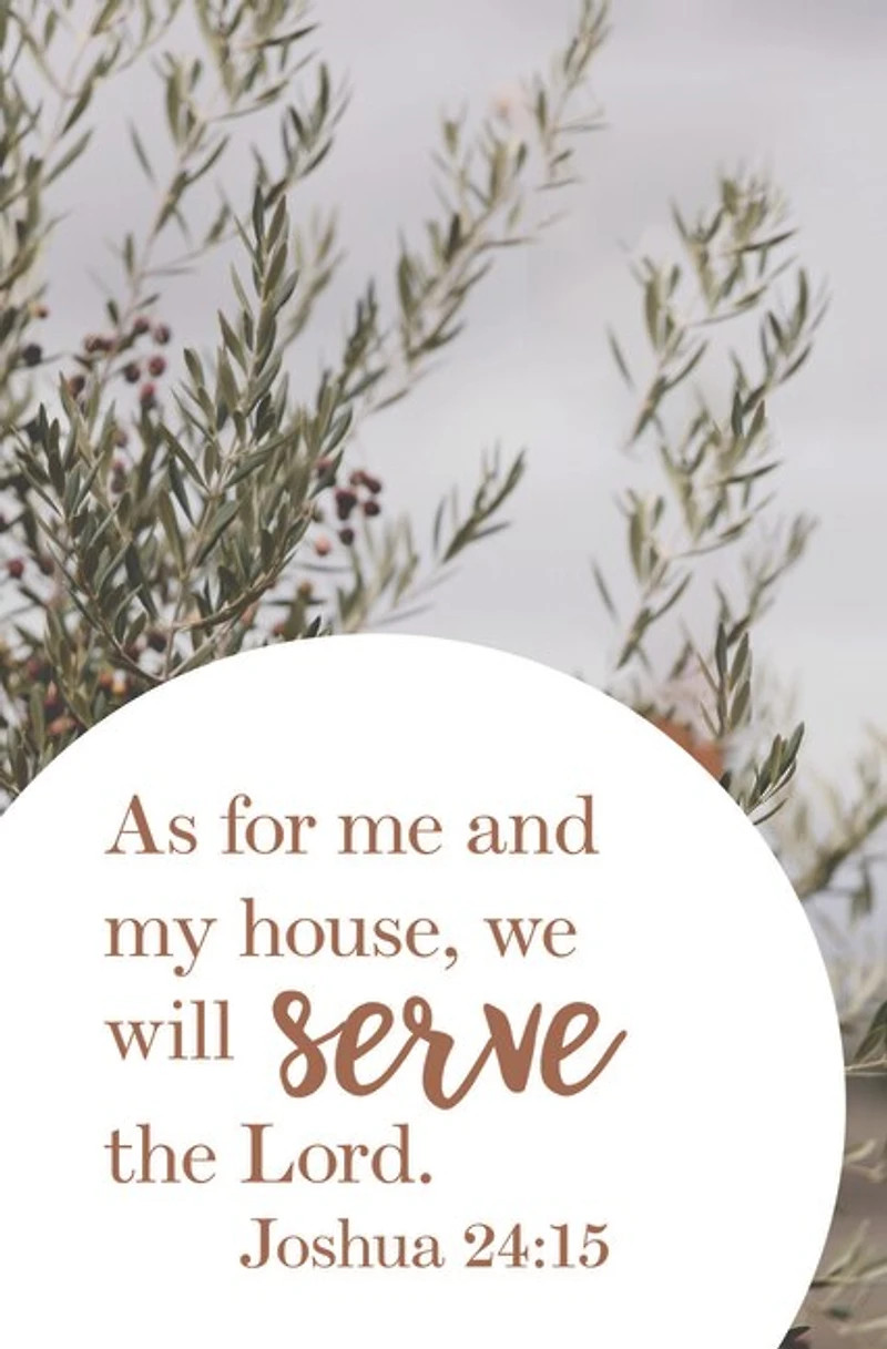 As For Me and My House Bulletin (Pkg 100) General Worship