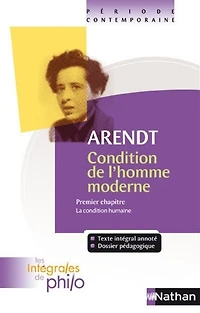 condition de l'homme moderne: premier chapitre, La humaine