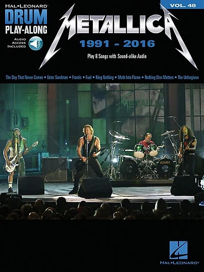 Metallica: 1991-2016: Drum Play-along Volume 48