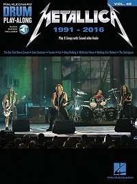 Metallica: 1991-2016: Drum Play-along Volume 48