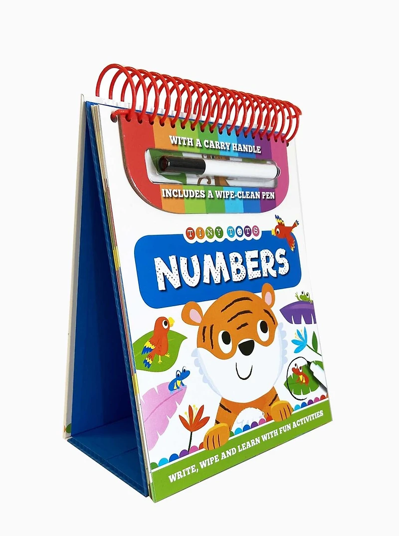 Tiny Tots Numbers: Wipe Clean Book With Carry Handle And Easel