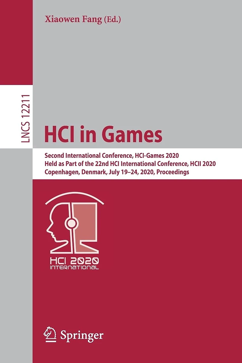 HCI Games: Second International Conference, HCI-Games 2020, Held as Part of the 22nd HCII Copenhagen, Denmark, July 19-24, Proceedings